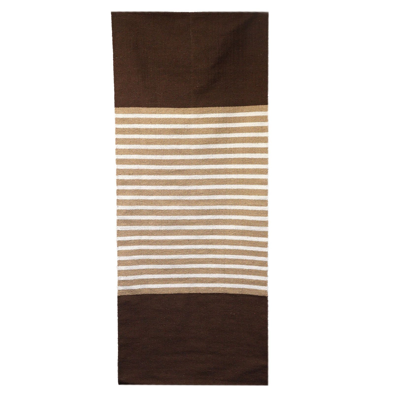 earthbound comfort indian cotton runner brown beige Earthbound Comfort Indian Cotton Runner Brown Beige - Image 5