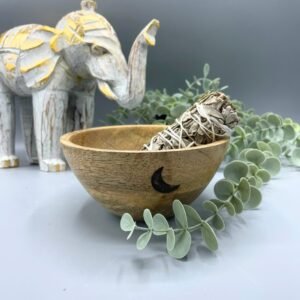 Lunar Ritual Offering Bowl Triple Moon Large