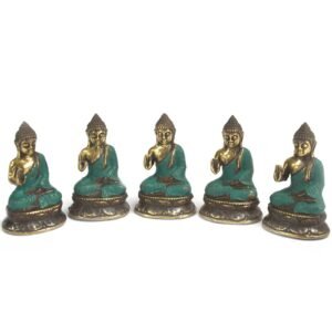 Pocket Serenity Mini Brass Hand-Up Buddha