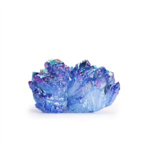 Calming Aura Cluster Aqua Halo Quartz