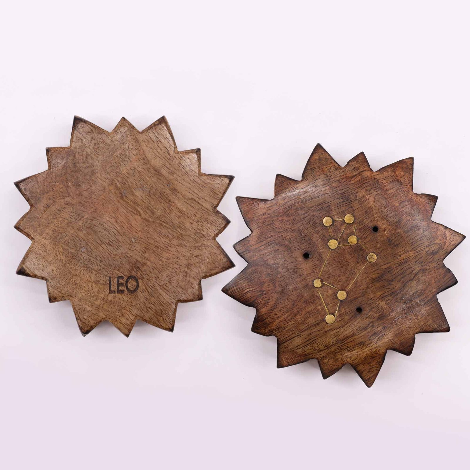 radiant sun zodiac brass incense burner set Radiant Sun Zodiac Brass Incense Burner Set - Image 7