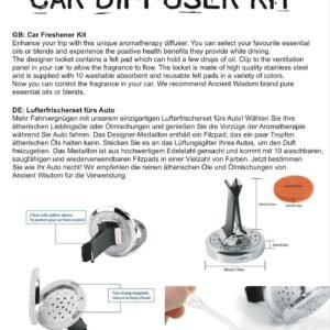 Balancing Car Aromatherapy Diffuser Yoga Chakra