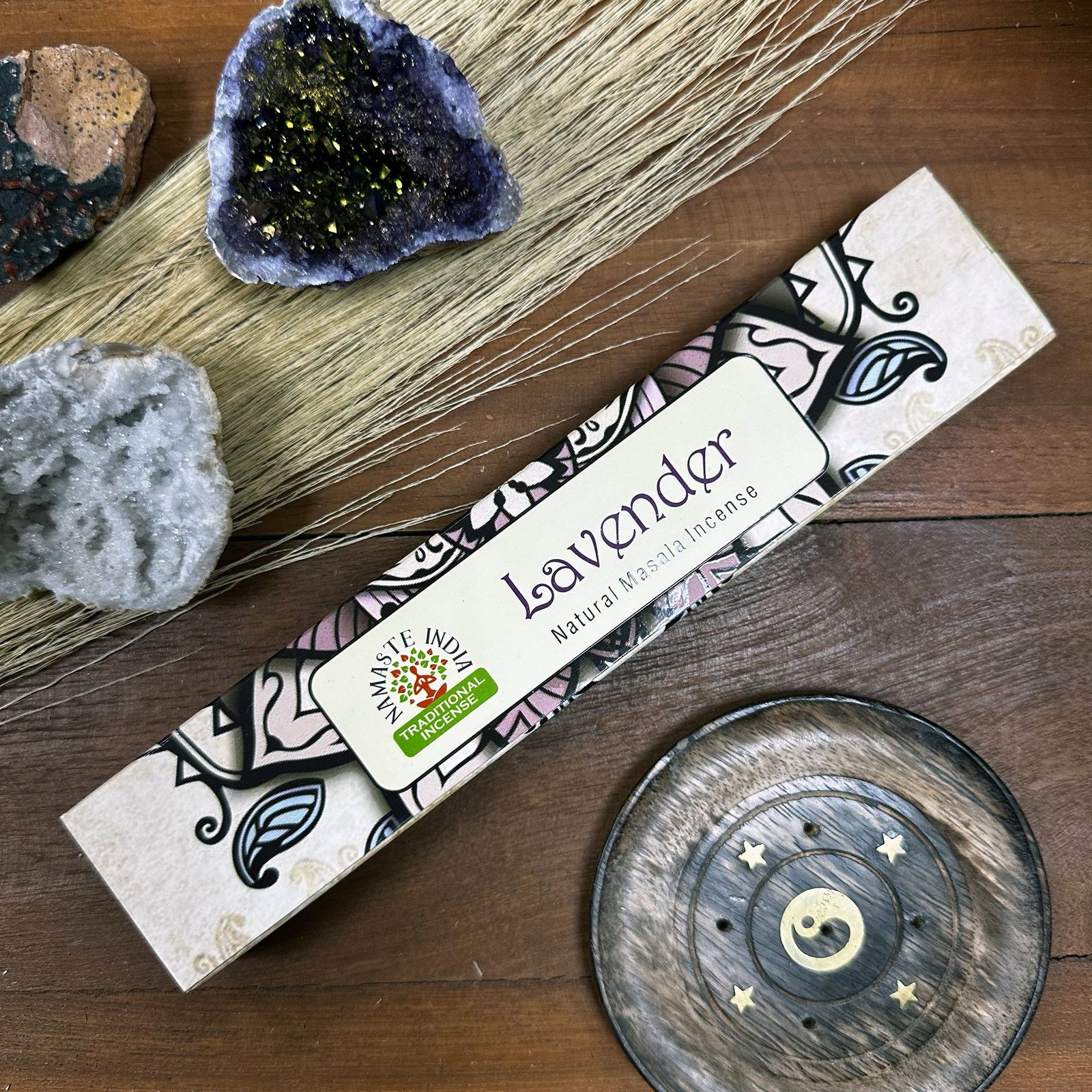 Upokojujúce levanduľové mandala masala tyčinky Upokojujúce Mandala masala vonné tyčinky Levanduľa