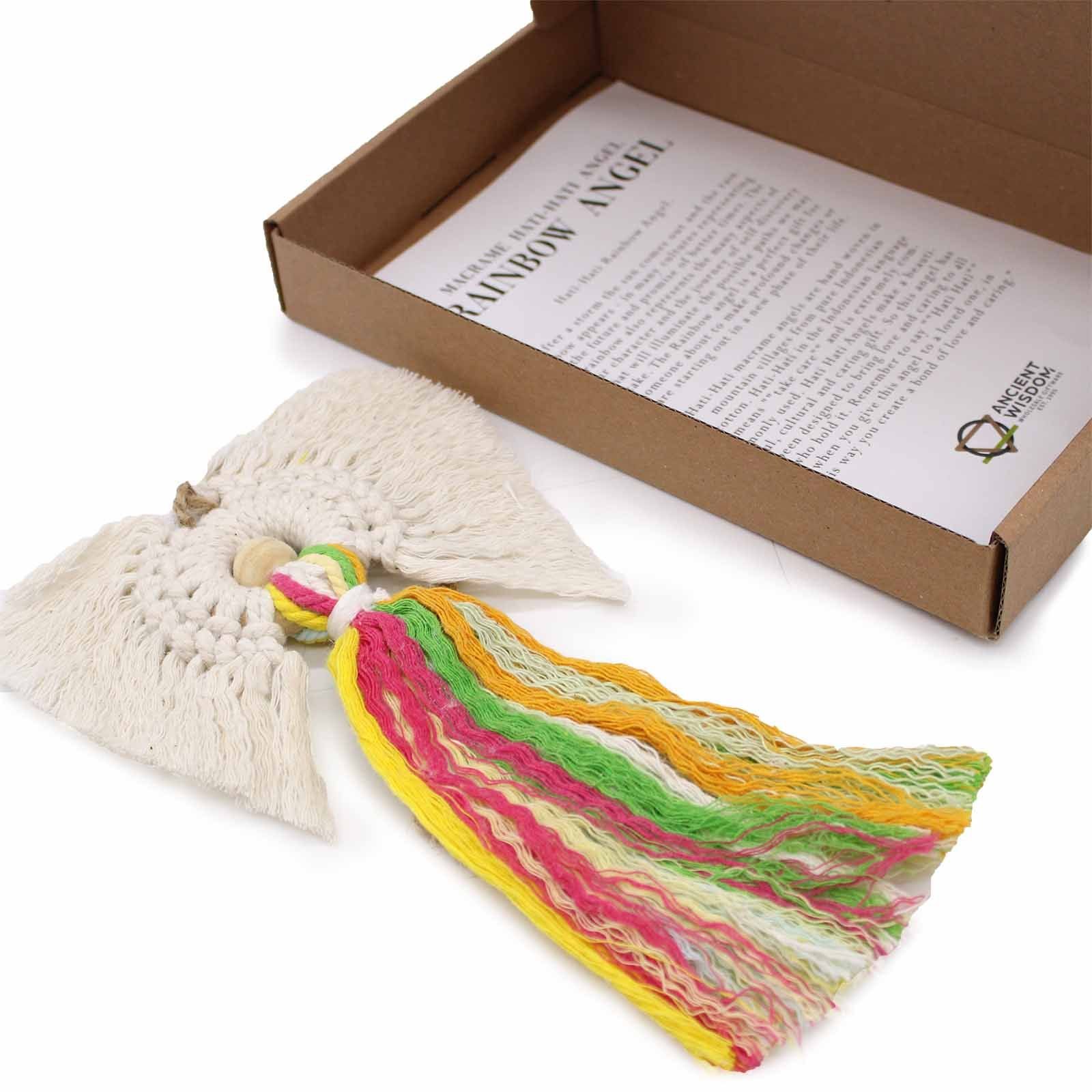 Makramé anjel prebudená odvaha rebel dekorácia Makramé anjel Prebudená odvaha Rebel – Obrázok 5