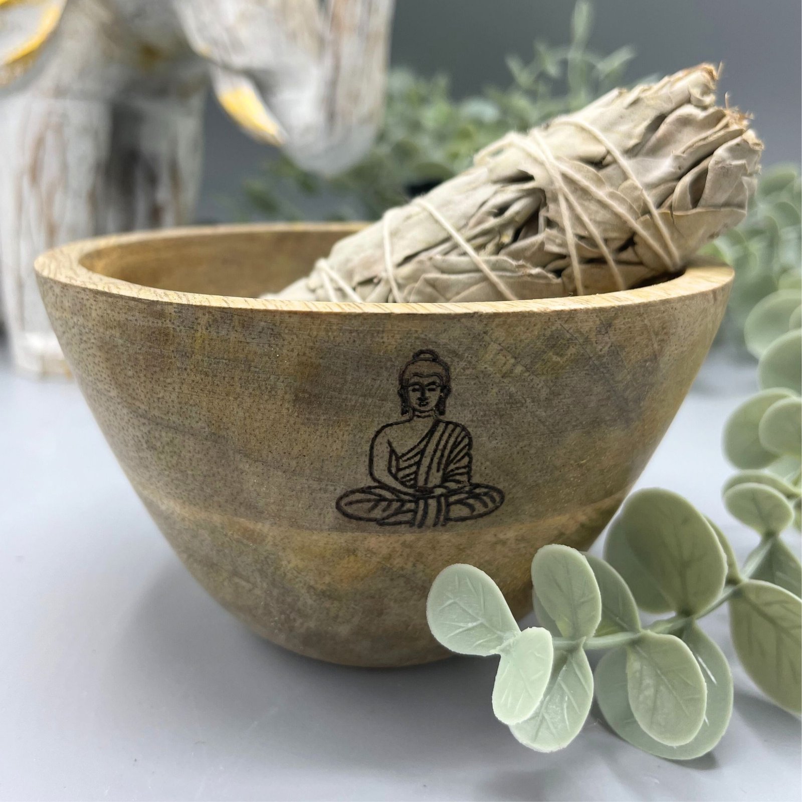 serenity ritual offering bowl buddha design Serenity Ritual Offering Bowl Buddha Design - Image 3