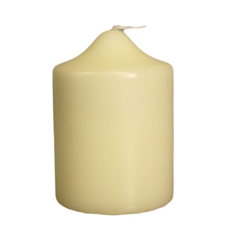 classic ivory pillar church candle wide Classic Ivory Pillar Church Candle Wide