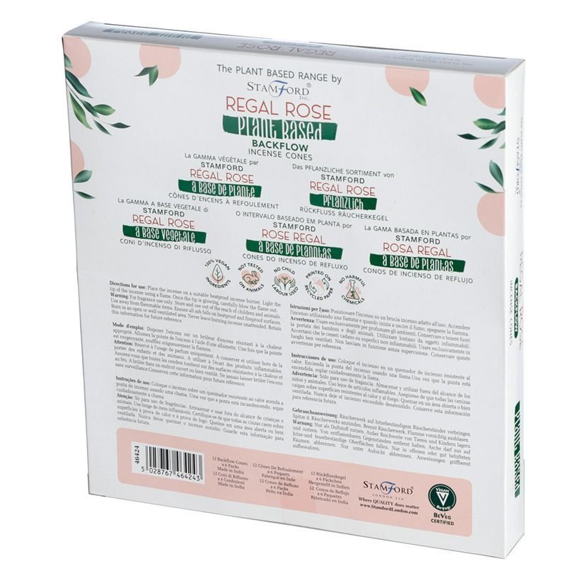 romantic backflow incense cones regal rose Romantic Backflow Incense Cones Regal Rose - Image 3