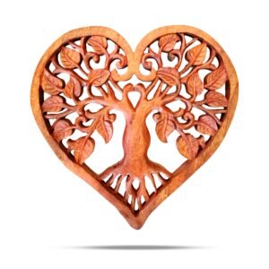 Heartfelt Harmony Wooden Tree of Life Panel
