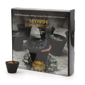 Deep Grounding Resin Incense Cups Myrrh