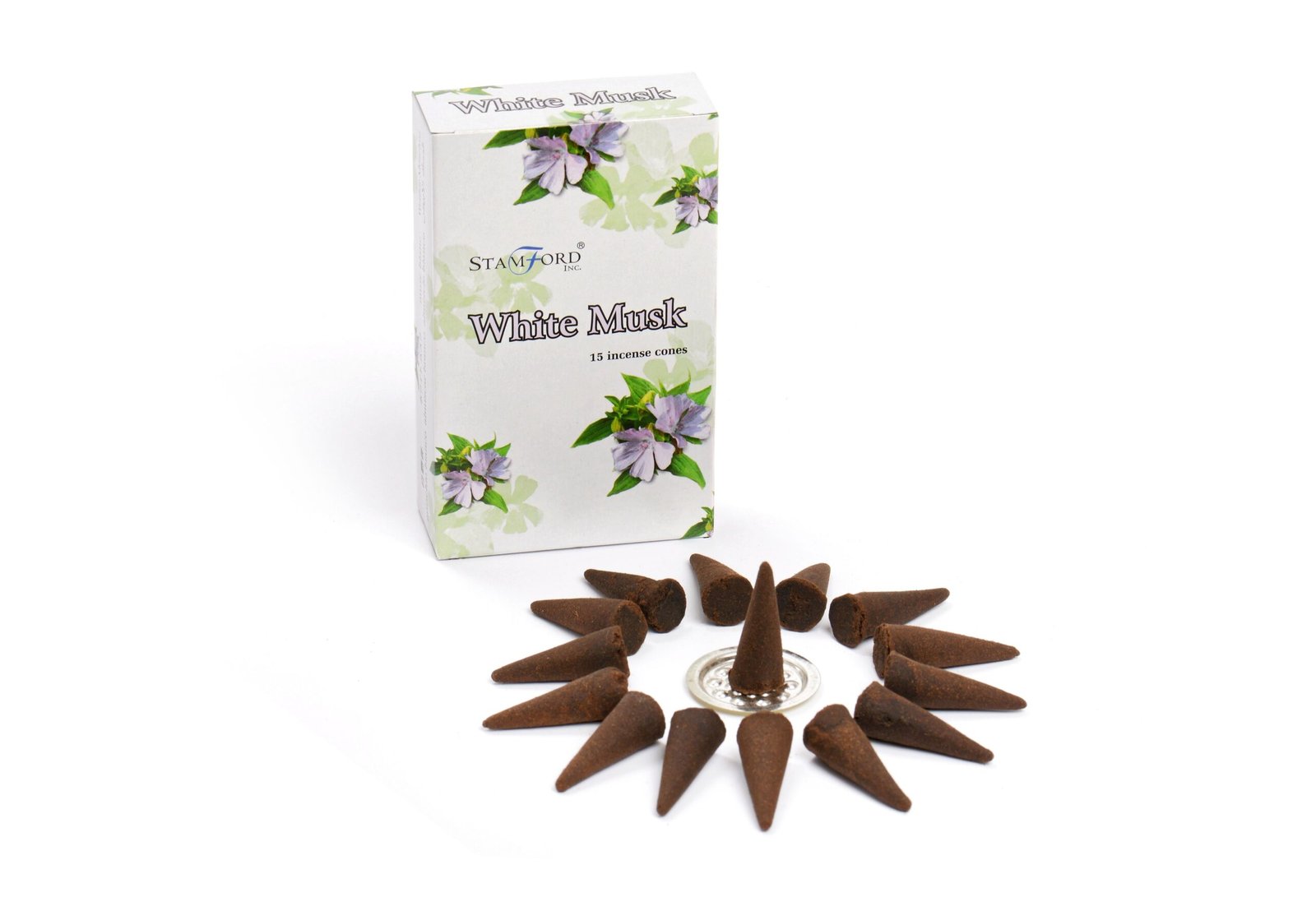 mystic calm incense cones white musk Mystic Calm Incense Cones White Musk - Image 3