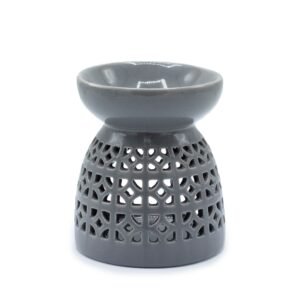 Calming Glow Oil Burner Moroccan Grey