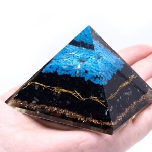 EMF Protection Orgonite Pyramid Turquoise Tourmaline
