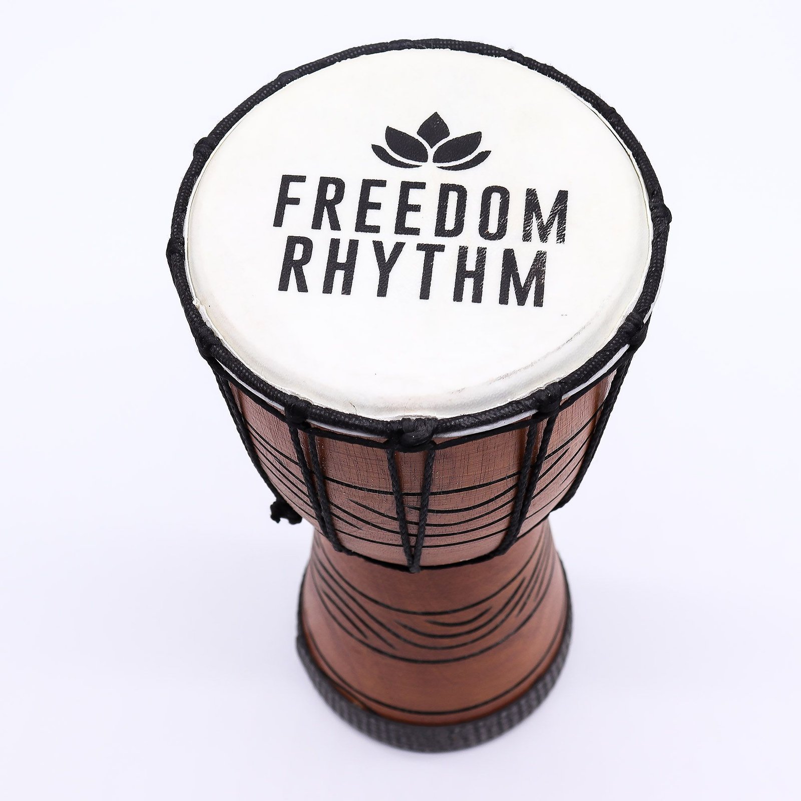 uplifting freedom rhythm small goatskin djembe Uplifting Freedom Rhythm Small Goatskin Djembe - Image 2