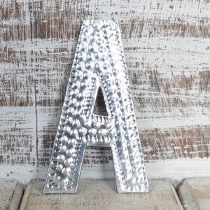 Modern Monogram Decor Letter A Aluminum