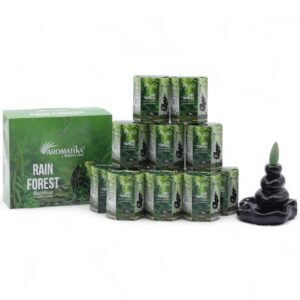 Refreshing Backflow Incense Cones Lush Rainforest