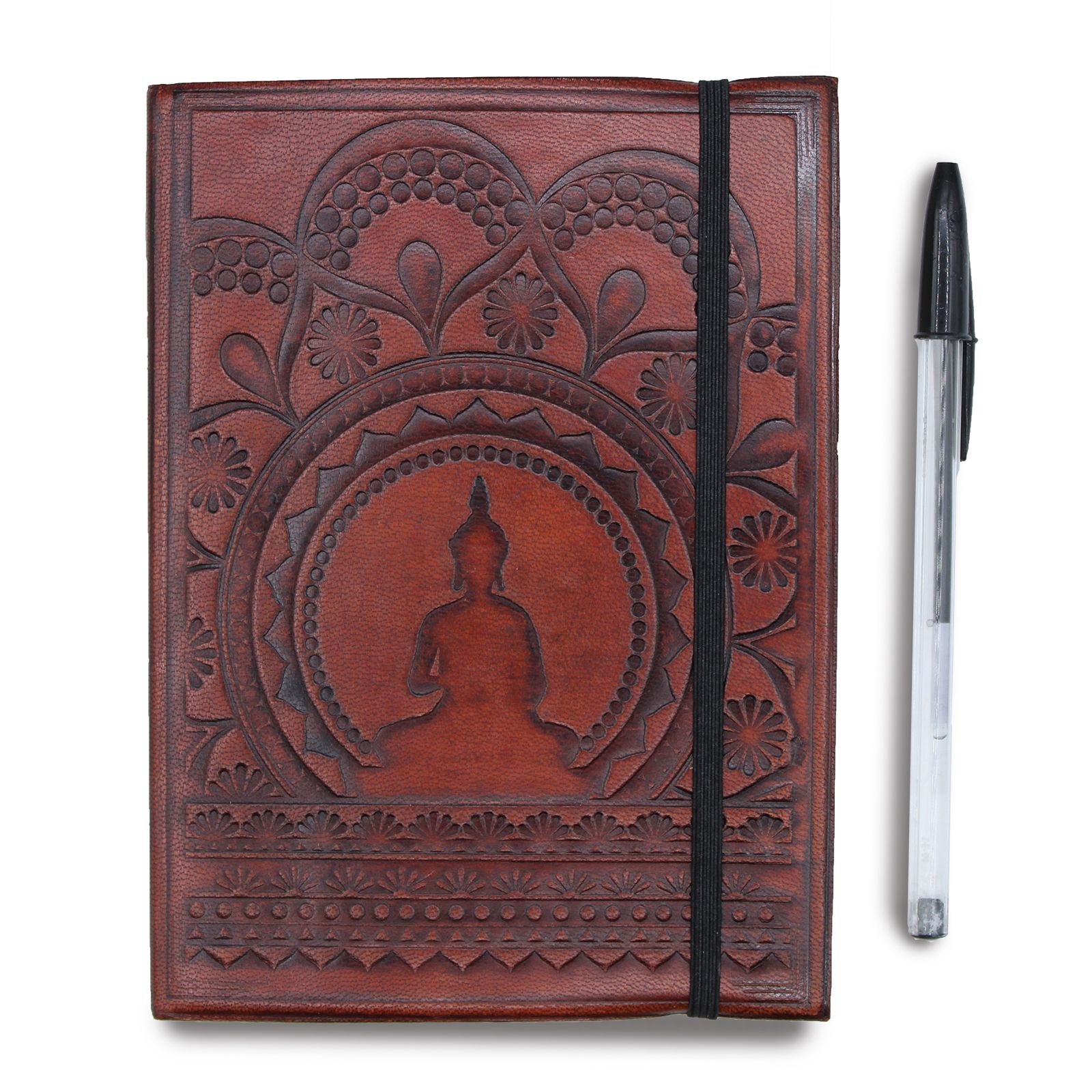 mindful sketch notebook tibetan mandala leather Mindful Sketch Notebook Tibetan Mandala Leather - Image 6