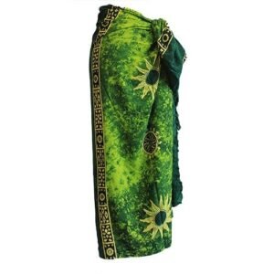 Sun Symbol Bali Sarong Celtic Inspired Rayon