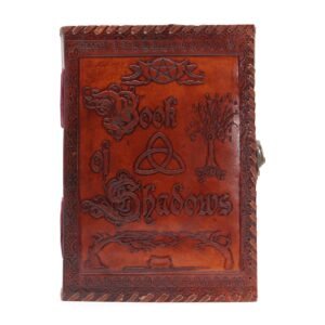 Earthbound Book of Shadows Leather Dark Tan