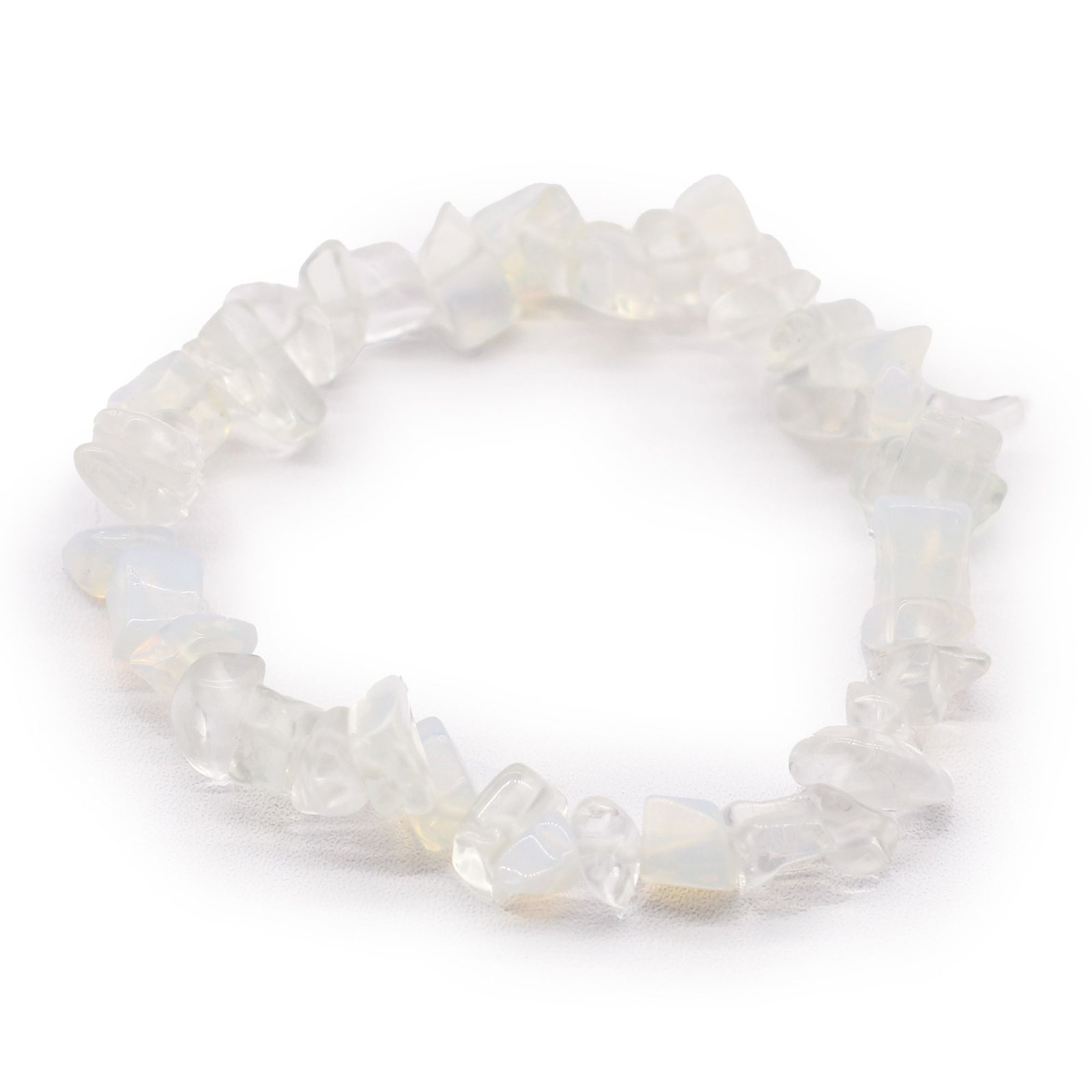 soothing light chipstone bracelet opalite glow Soothing Light Chipstone Bracelet Opalite Glow