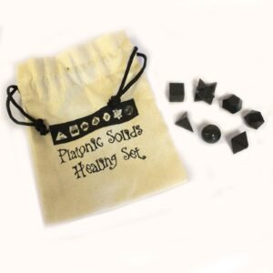 Grounding Protection Crystal Set Black Agate