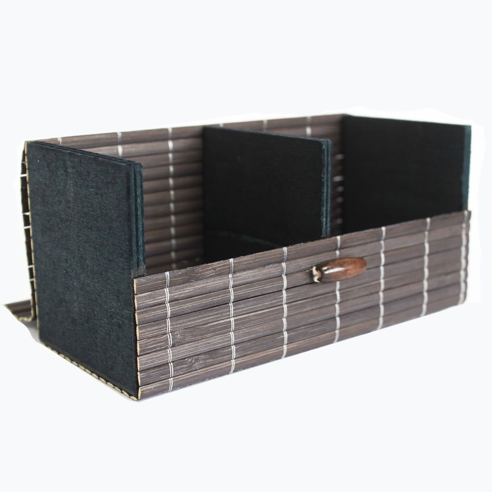 elegant double gift box slatted bamboo Elegant Double Gift Box Slatted Bamboo - Image 2