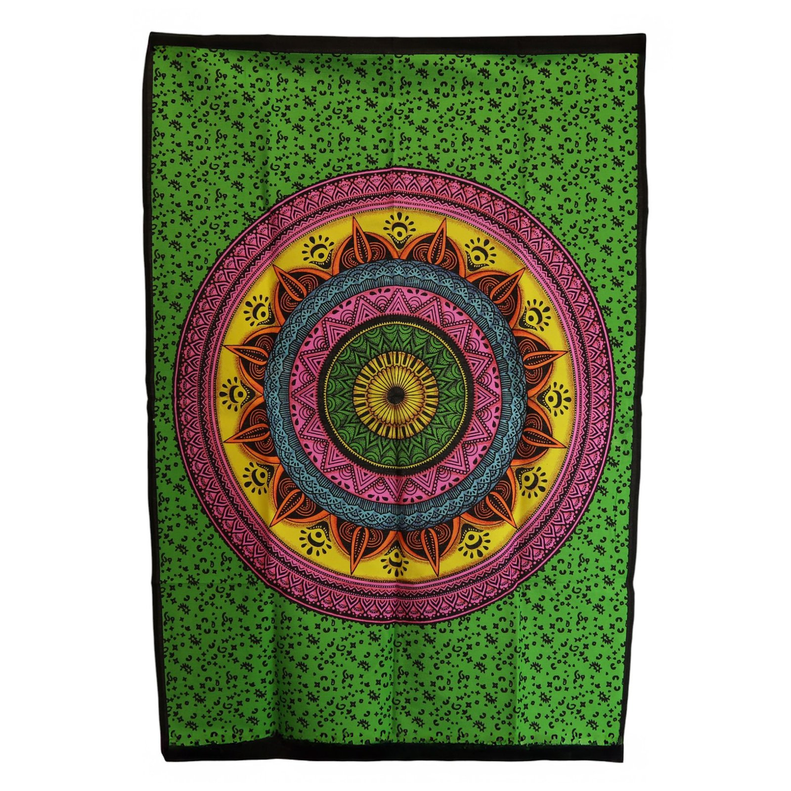 mood-lifting cotton wall art vibrant mandala Mood-Lifting Cotton Wall Art Vibrant Mandala