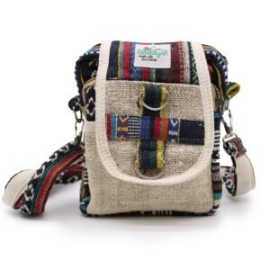 Nomad Crossbody Travel Bag Hemp Jhari