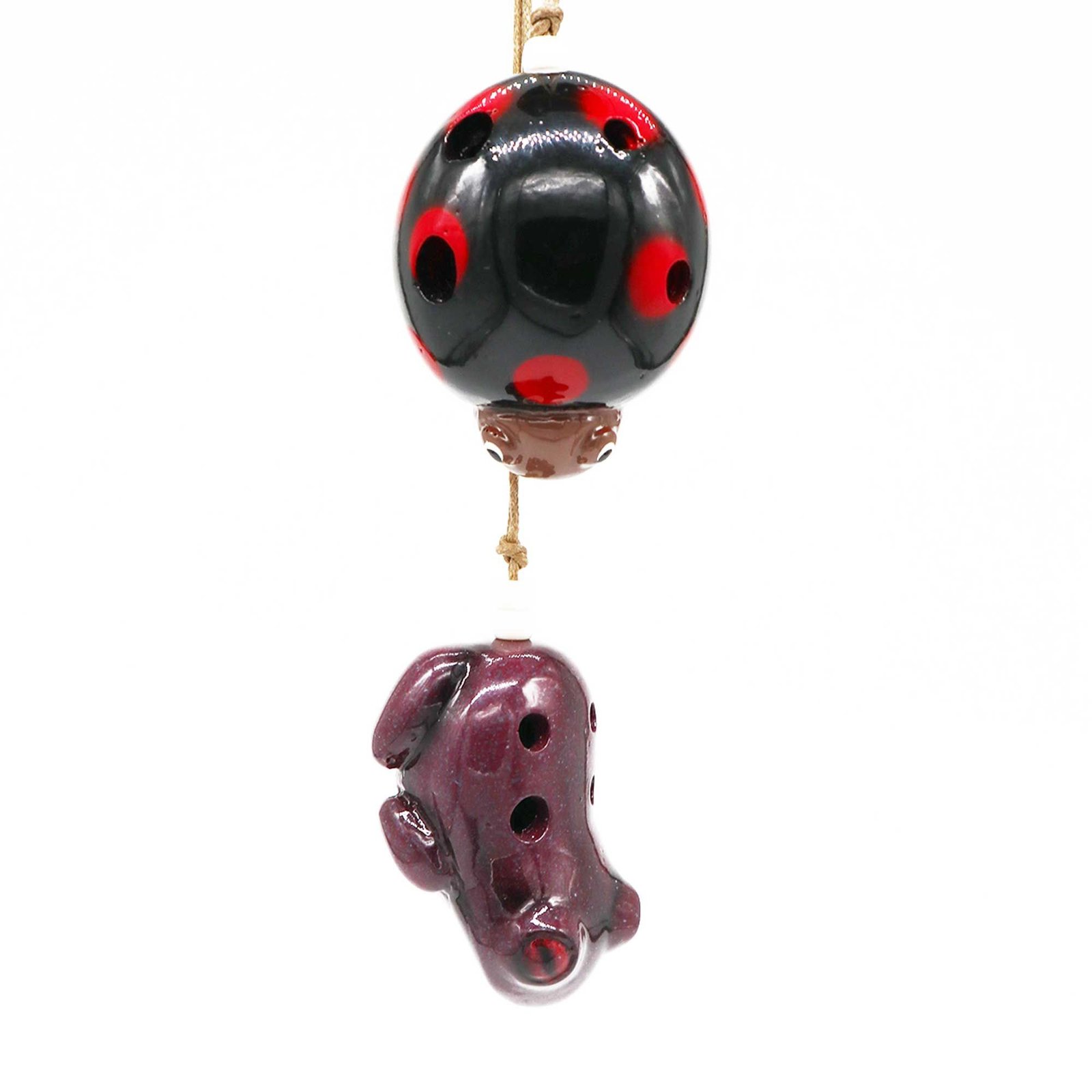 joyful ceramic ladybird ocarina flute Joyful Ceramic Ladybird Ocarina Flute