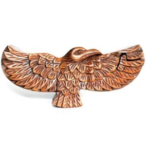 Guardian Eagle Wooden Puzzle Keepsake Box