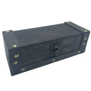 Serene Long Tea Storage Chest Grey