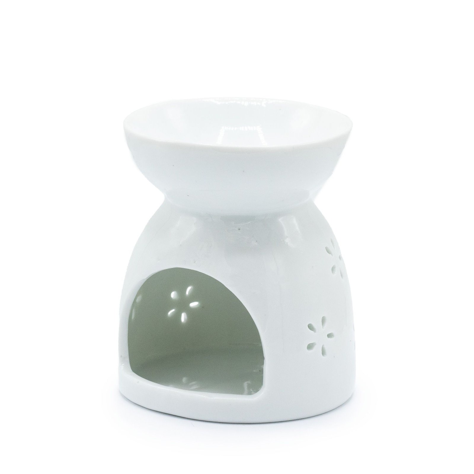 serenity glow ceramic buddha oil burner Serenity Glow Ceramic Buddha Oil Burner - Image 2