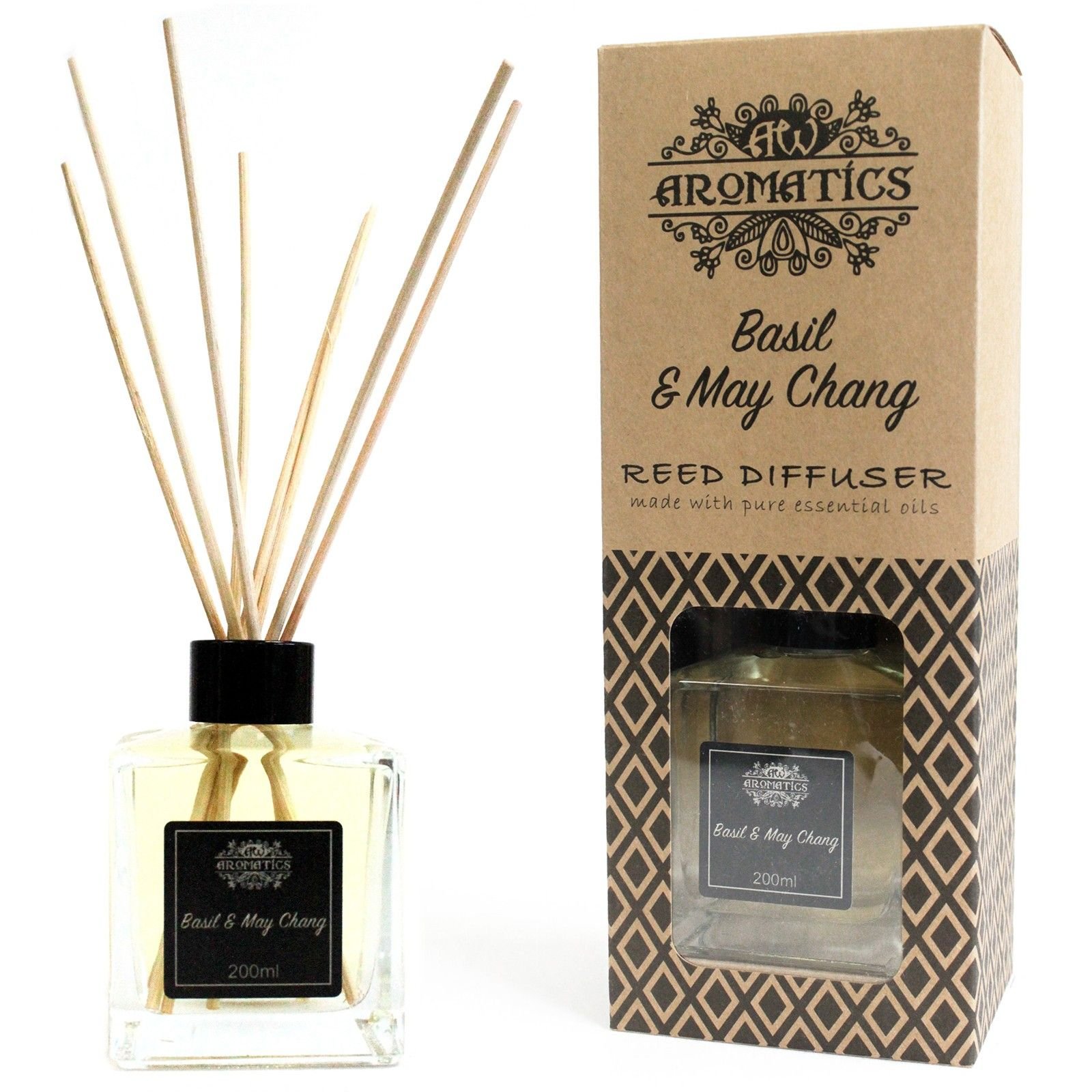 revitalising home reed diffuser basil may chang Revitalising Home Reed Diffuser Basil May Chang