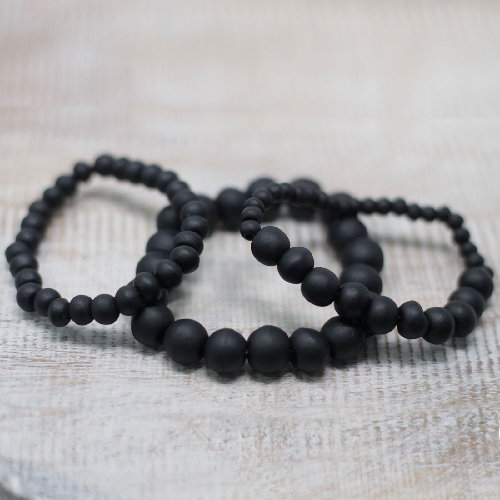 grounding energy bracelet set natural blackwood Grounding Energy Bracelet Set Natural Blackwood - Image 4