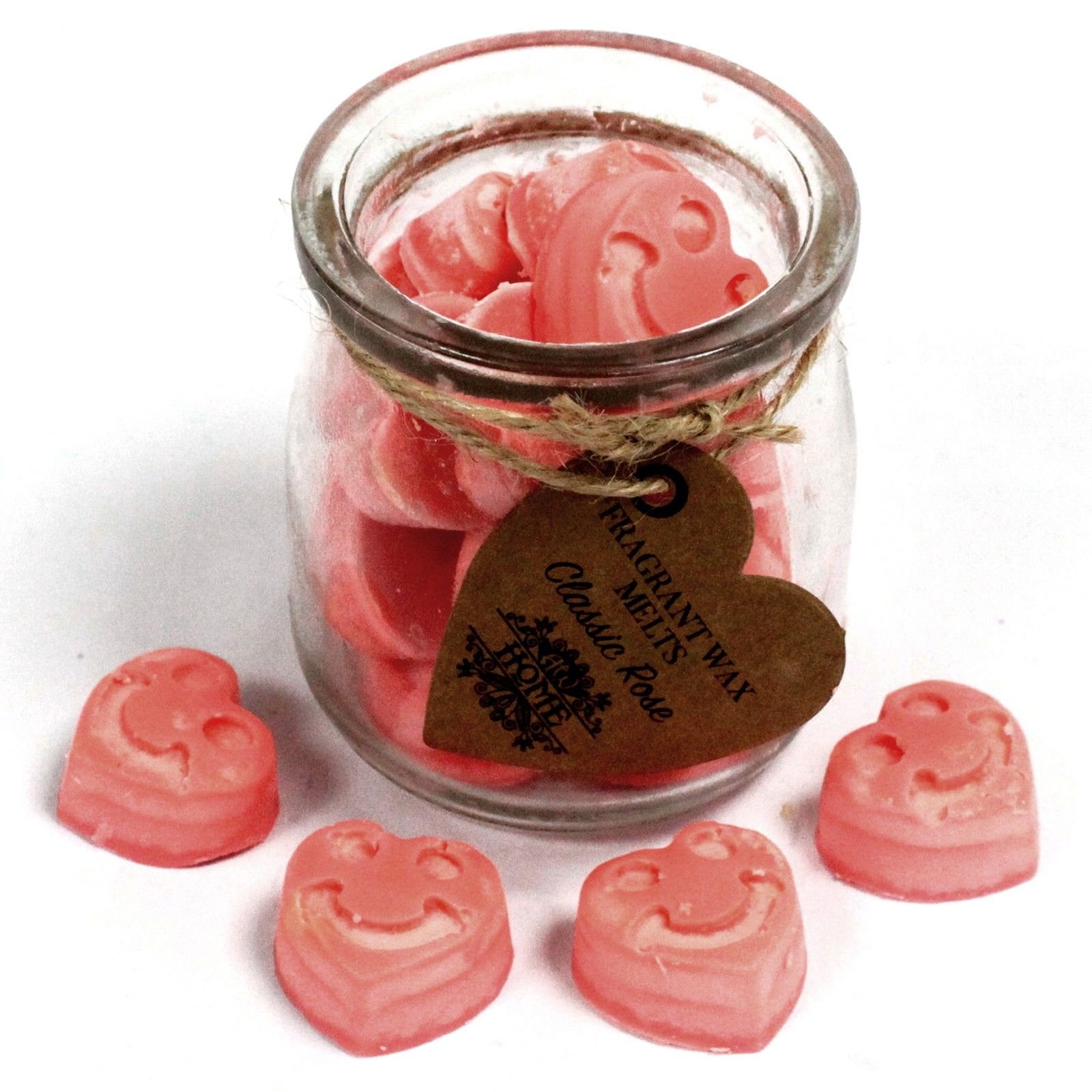 romantic aura soy wax melt hearts classic rose Romantic Aura Soy Wax Melt Hearts Classic Rose - Image 2