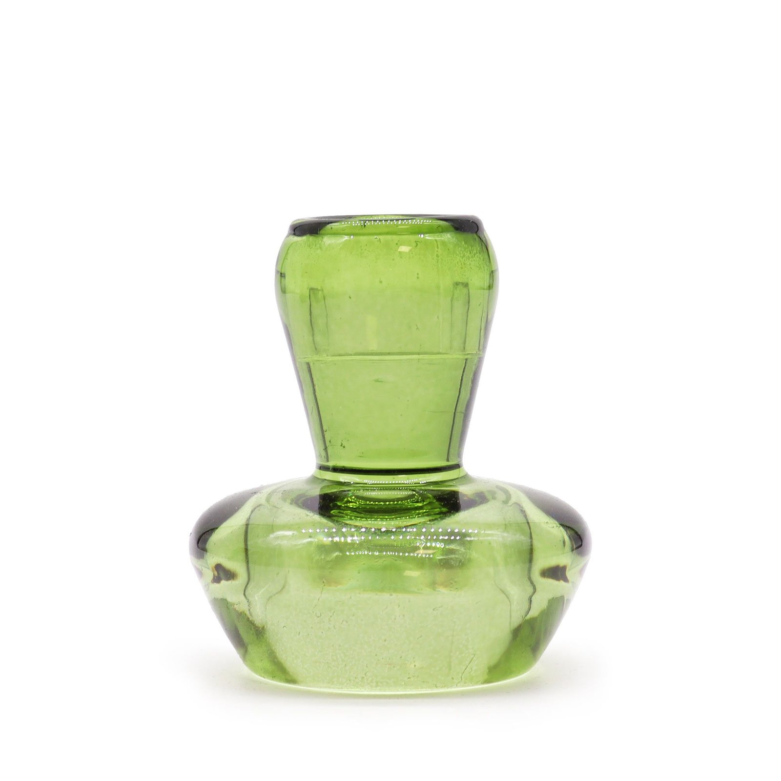 reversible mushroom glass candle holders jade Reversible Mushroom Glass Candle Holders Jade - Image 2