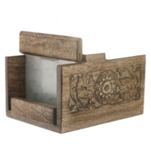 Vintage Soap Loaf Cutter Mango Wood Frame