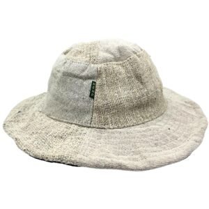 Structured Sun-Shield Patched Festival Hat Natural