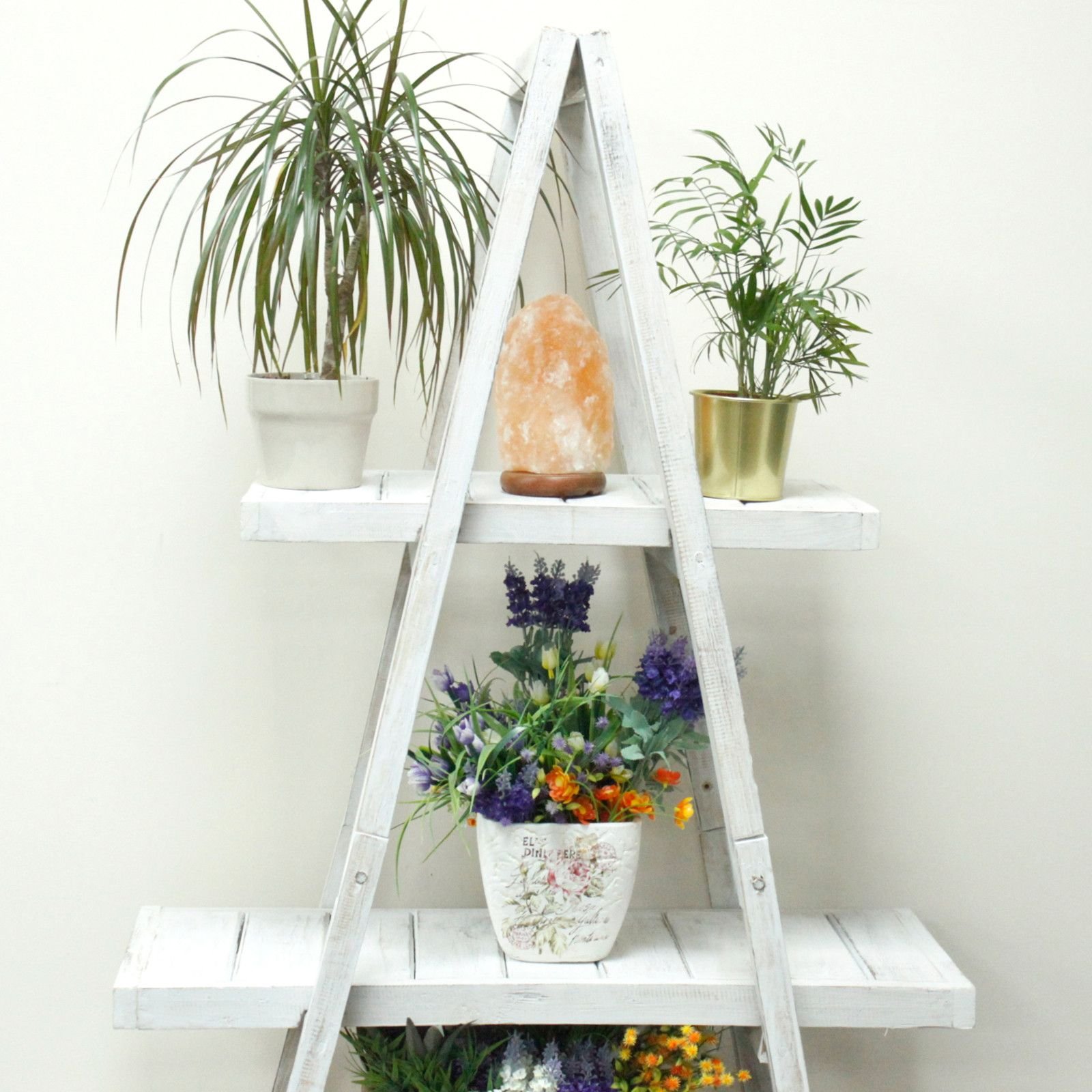 elegant folding a-frame display whitewash wood Elegant Folding A-Frame Display Whitewash Wood