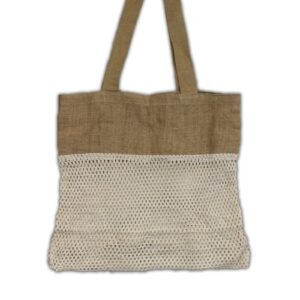 Earthy Market Mesh Tote Soft Jute Natural