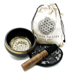 Cosmic Harmony Flower of Life Singing Bowl