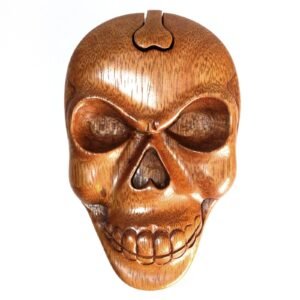 Mystic Skull Wooden Puzzle Keepsake Box