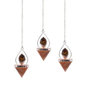 Vitality Lantern Pendulum Sunstone Tiger Eye