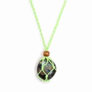 Versatile Crystal Necklace Cord Soft Green