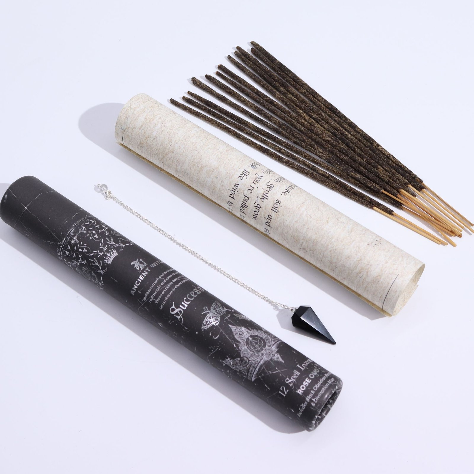 focused intention ritual incense with obsidian Focused Intention Ritual Incense with Obsidian - Image 2