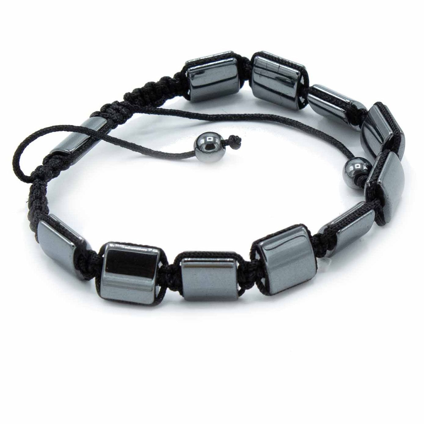 stability & strength shamballa bracelet double hematite Stability & Strength Shamballa Bracelet Double Hematite - Image 2