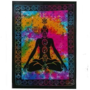 Chakra Awakening Cotton Wall Art Buddha