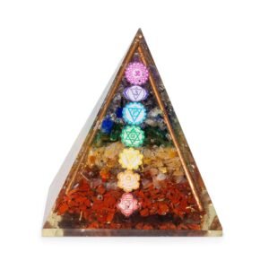 Chakra Alignment Orgonite Pyramid Copper Energy