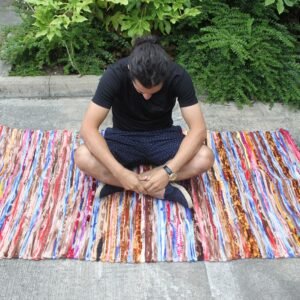 Plush Velvet Accent Rug Deep Comfort Large