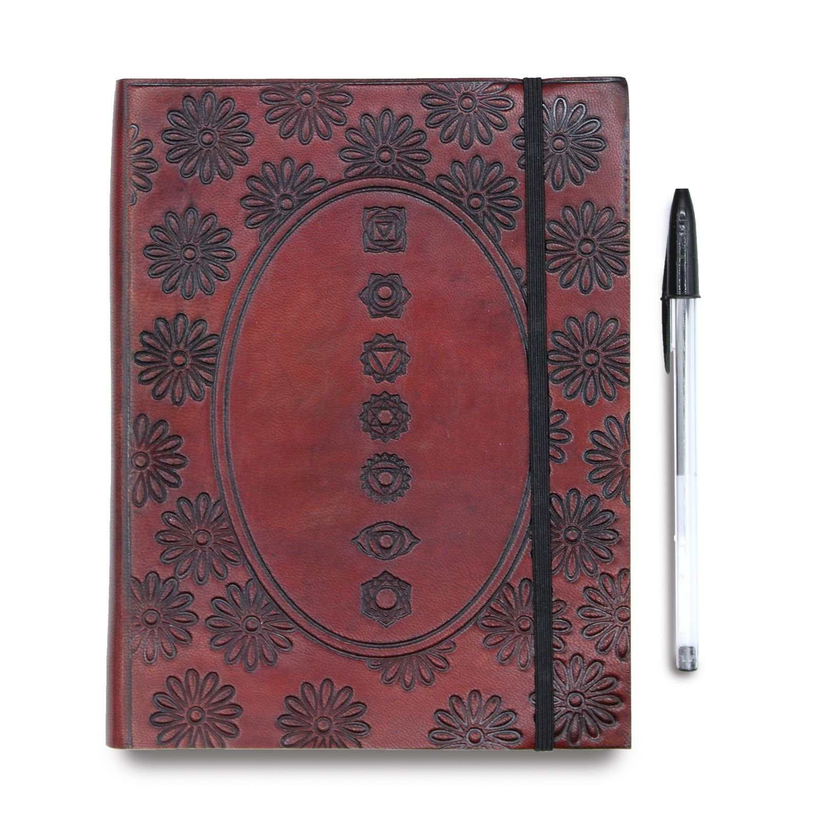 mindful journey leather notebook tibetan mandala Mindful Journey Leather Notebook Tibetan Mandala - Image 4