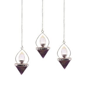 Intuitive Guidance Crystal Pendulum Amethyst Quartz